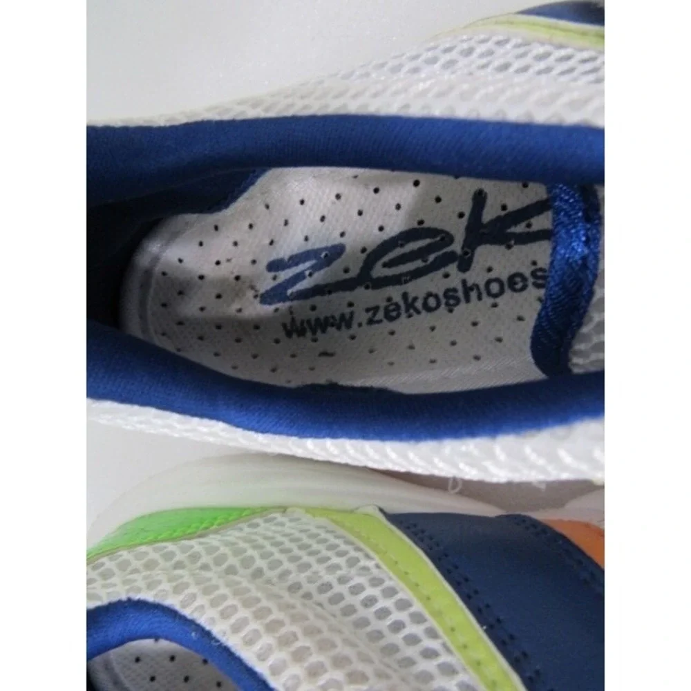 Zeko Drainable Unisex Fish Boating Lime Green Blue Water Shoes M Sz 8 W Size 9.5